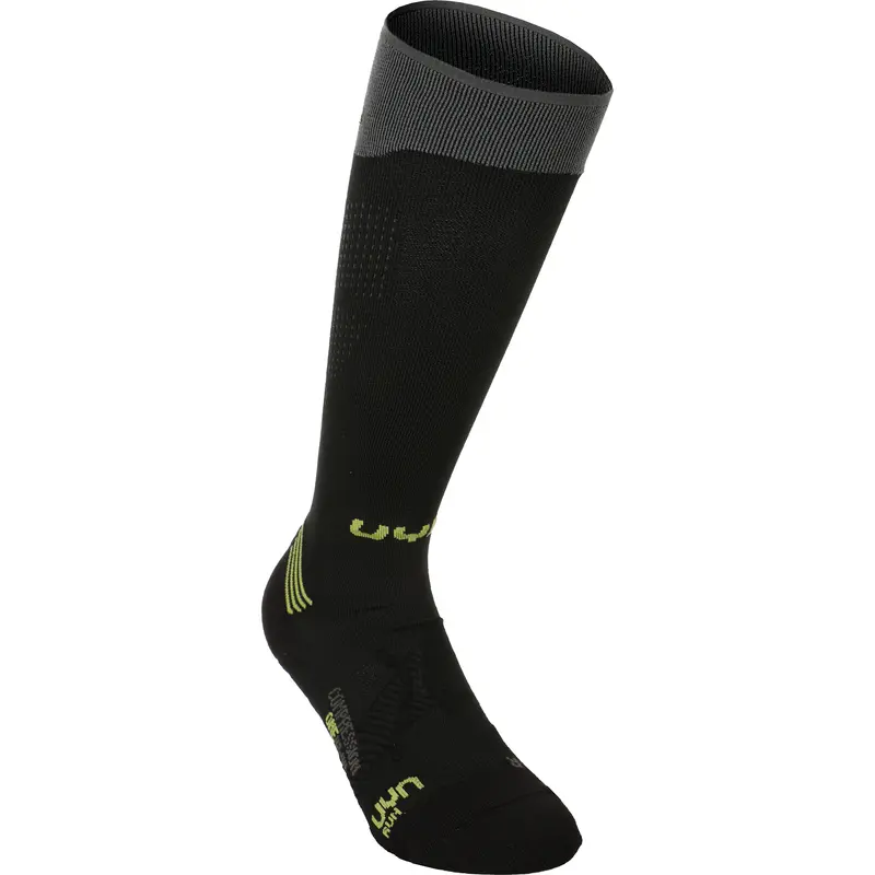 Compression One Chaussettes De Running Hommes-Noir,Gris