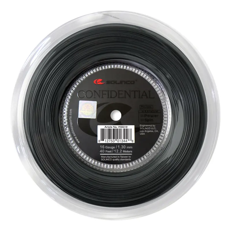 Confidential Bobine Cordage 200m-Noir