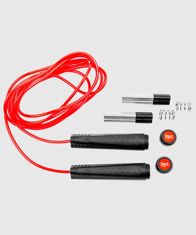Corde À Sauter Lestée Réglable Everlast - Rouge
