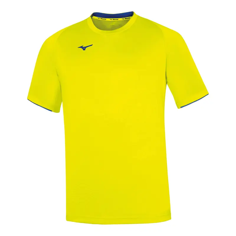 Core T-shirt Hommes - jaunes fluo, bleu