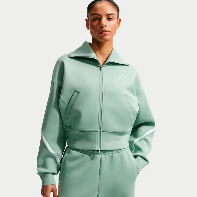 Court Dri-Fit Advantage  Veste de survêtement Femmes - blanc cassé, blanc