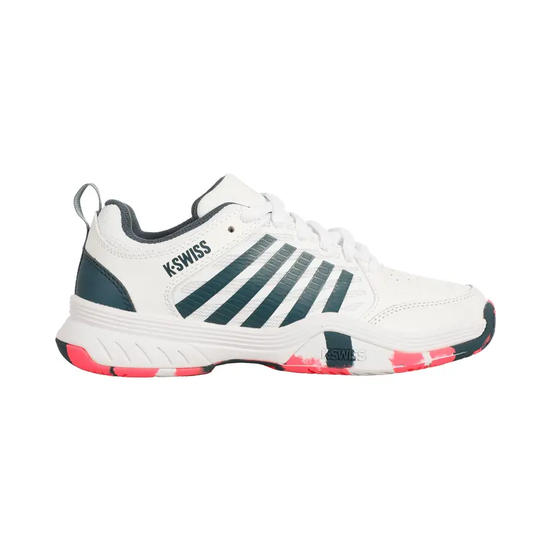 Court Express 2 Omni Chaussures Toutes Surfaces Enfants-Blanc