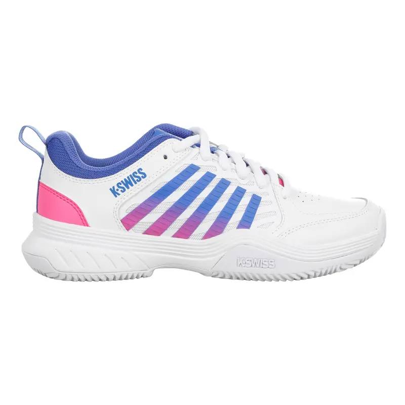 Court Express Chaussure terre battue Femmes - blanc, rose