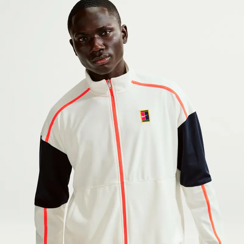 Court Heritage Veste de survêtement Hommes-crème, orange