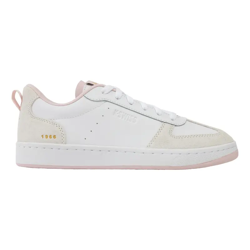 Court Varsity Baskets Femmes-blanc, crème