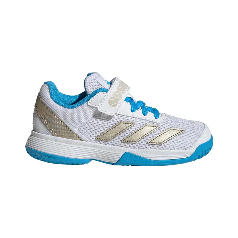 Courtflash CF Chaussure terre battue Enfants - blanc, argent