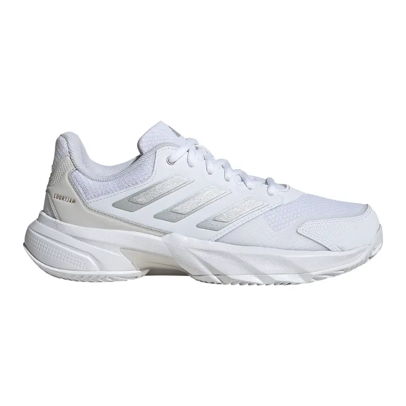 CourtJam Control 3 Chaussure terre battue Femmes - blanc, argent