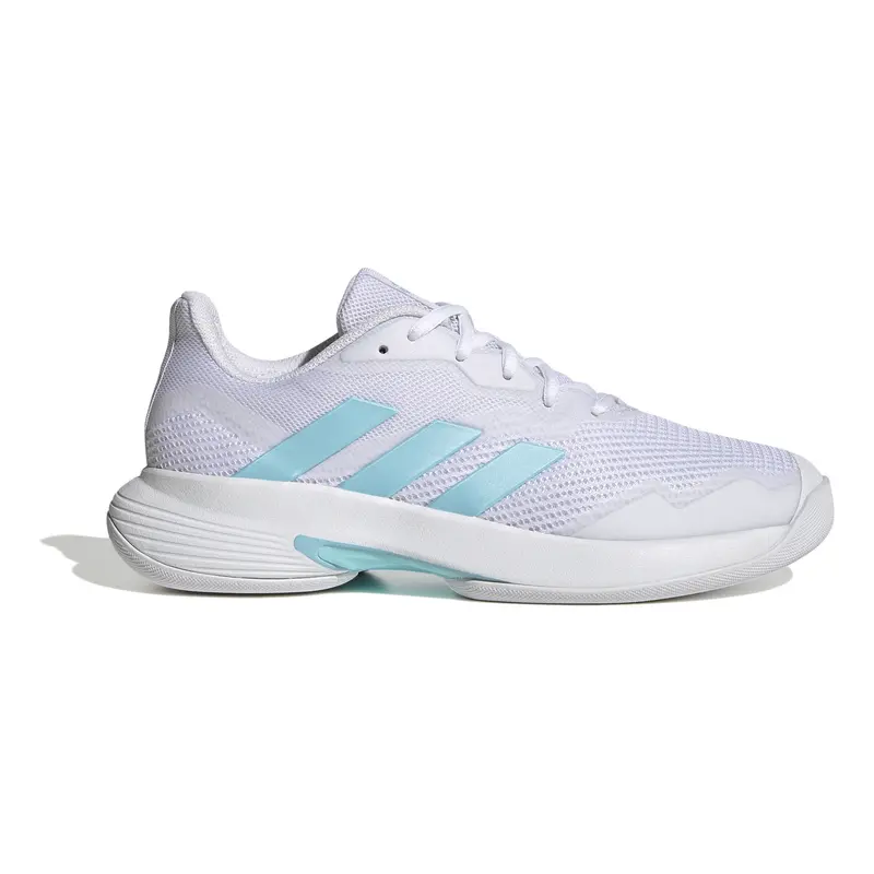 CourtJam Control Chaussure moquette Femmes - blanc, turquoise