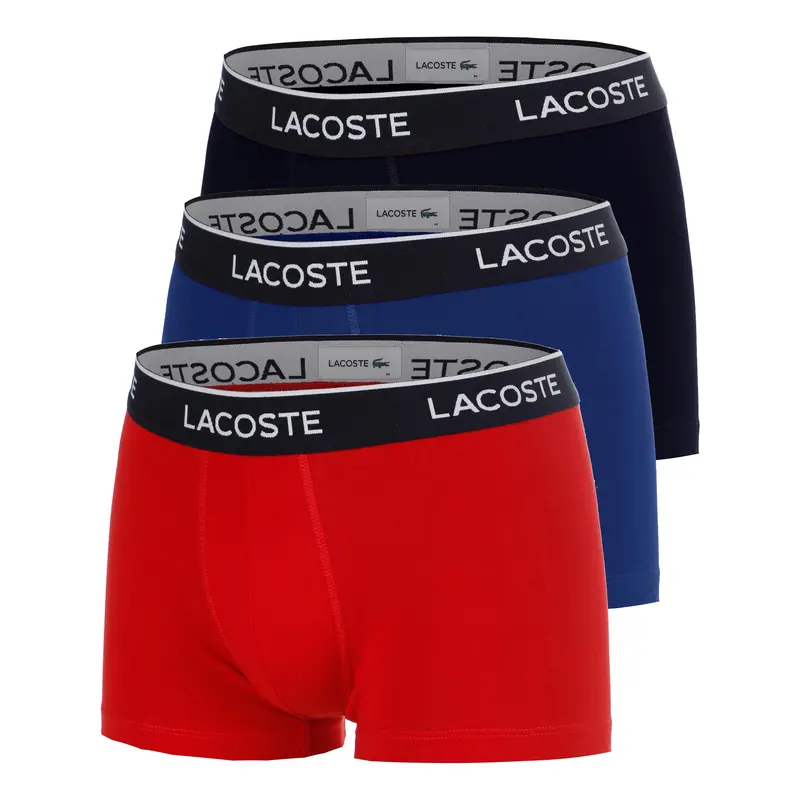Courts Caleçon Pack de 3 Hommes - bleu, rouge