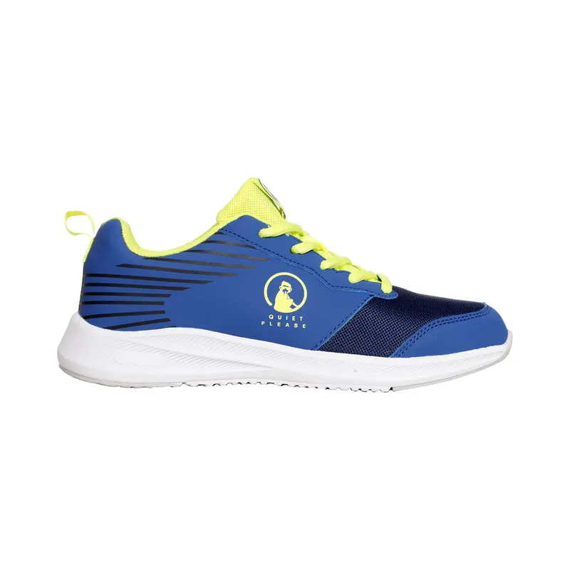 Courtstyler Lace Up Chaussures Toutes Surfaces Enfants-Bleu,Jaune