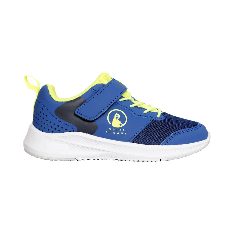 Courtstyler Velcro Chaussures Toutes Surfaces Enfants-Bleu,Jaune