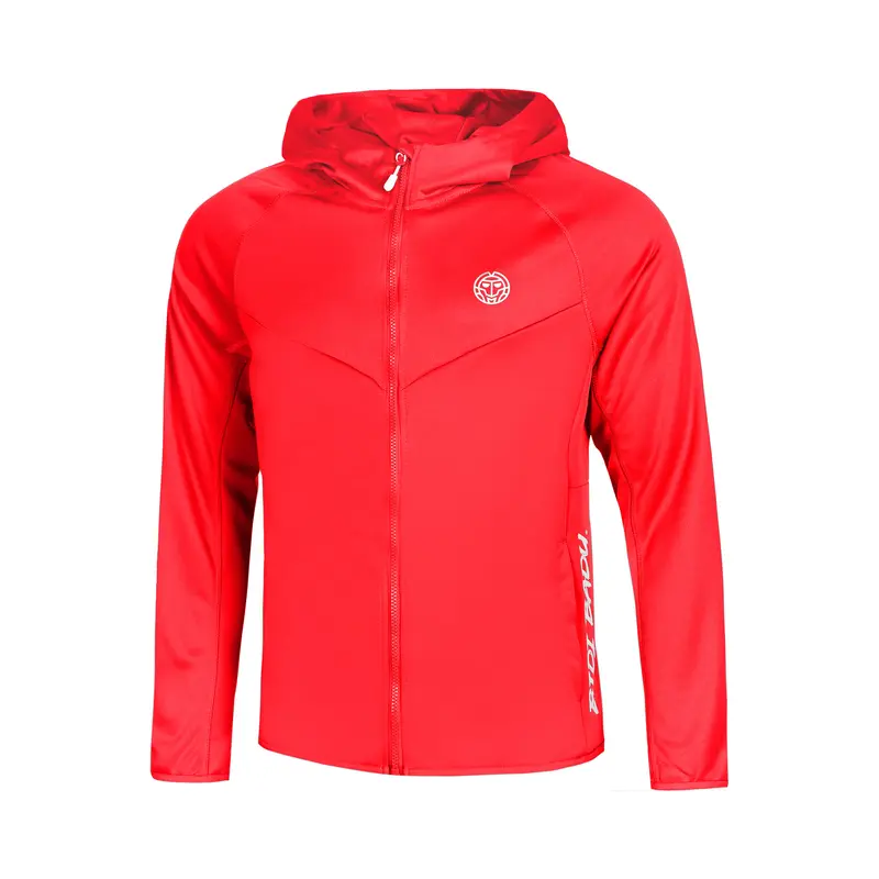 Crew Hood Veste De Survêtement Garçons-Rouge