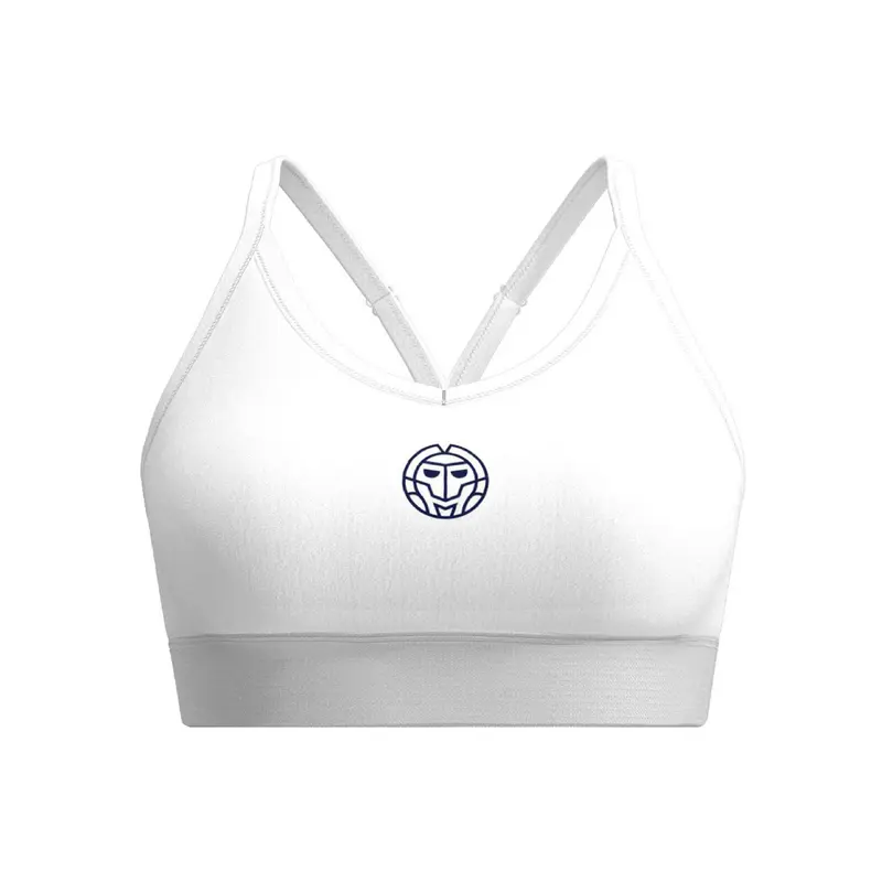 Crew Low Support Strappy Soutien-gorge Sport Femmes-Blanc
