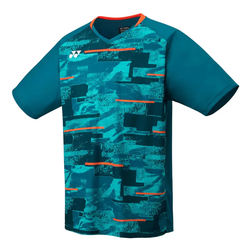 Crew Neck T-shirt Hommes-Bleu Petrol