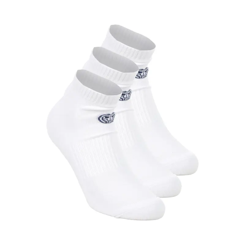 Crew Performance Chaussettes de tennis Pack de 3 -blanc