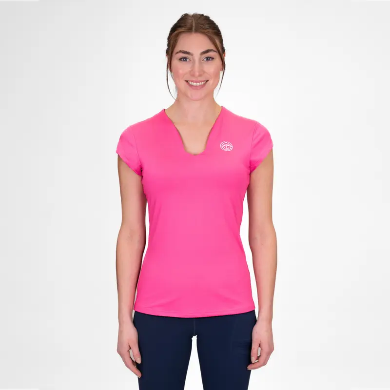 Crew V-Neck T-shirt Femmes-Pink