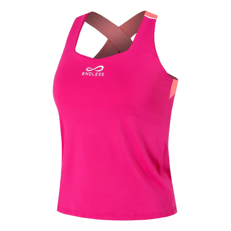 Cross Débardeur Tank Top Femmes-Pink