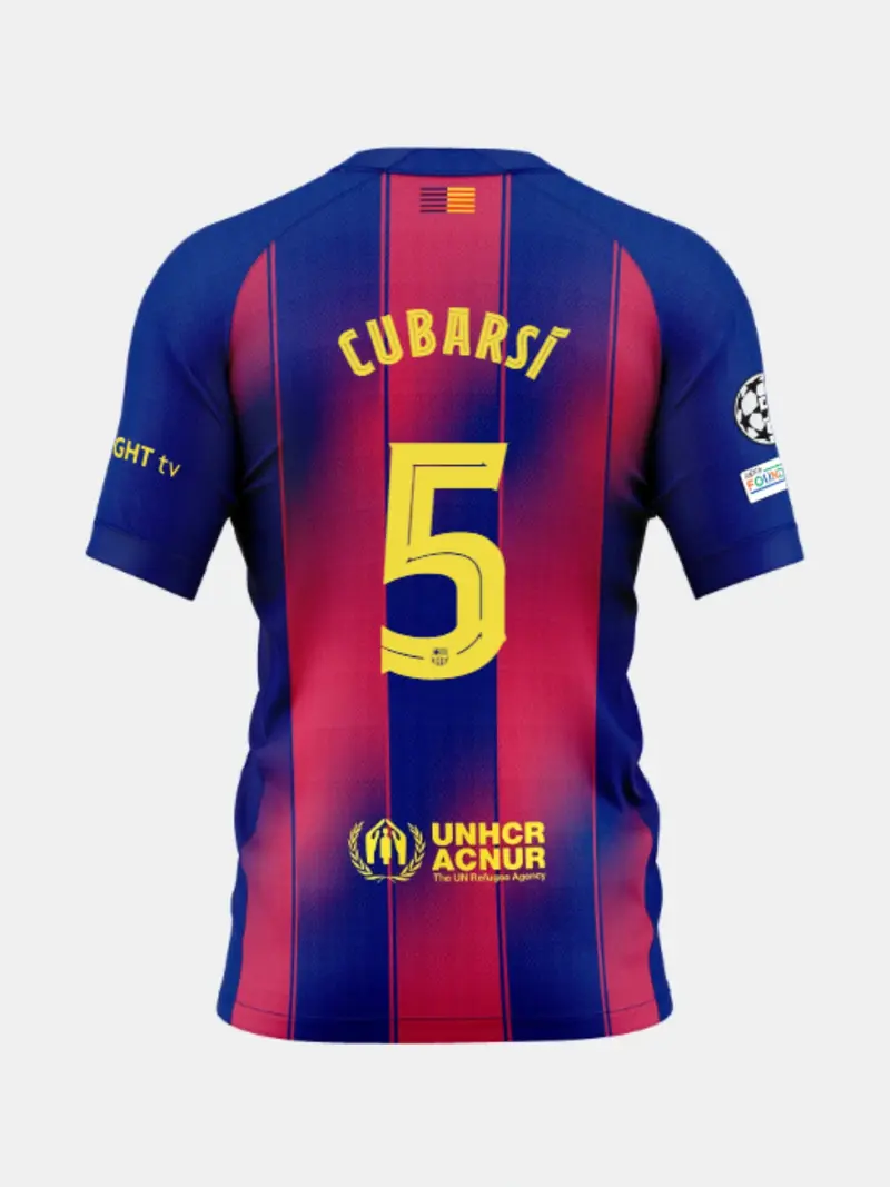 CUBARSÍ | UCL Men's home jersey 25/26 FC Barcelona