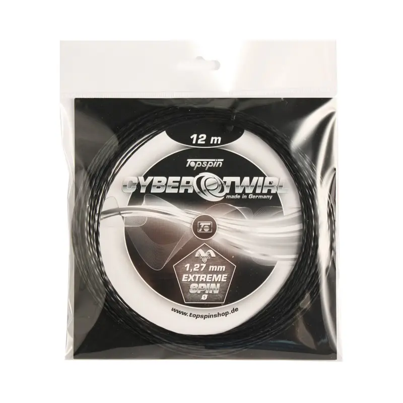 Cyber Twirl 12m Cordage En Garniture-Noir