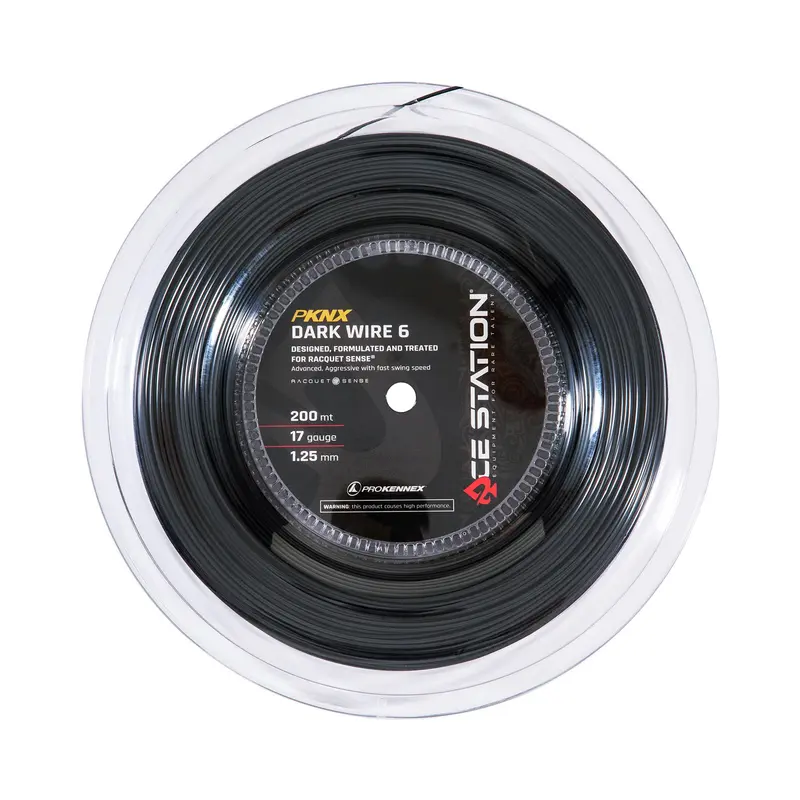 Dark Wire 6 Bobine Cordage 200m-Noir