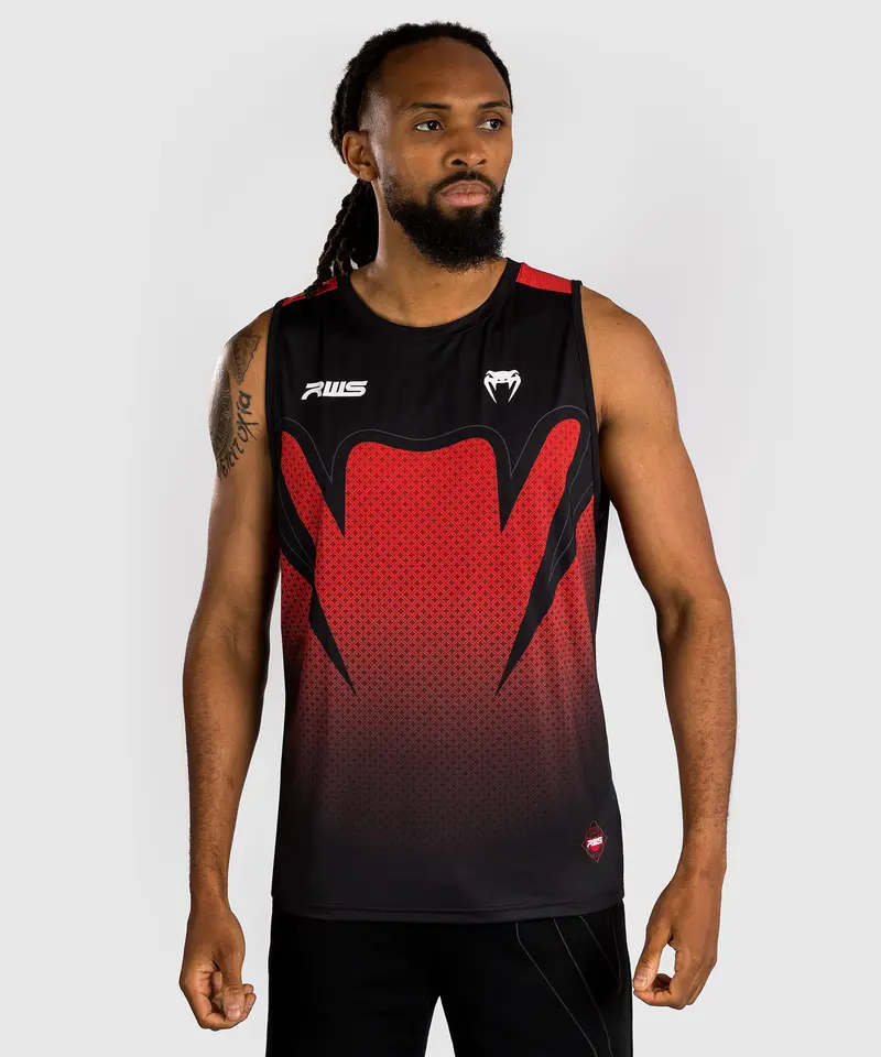 Débardeur Dry-Tech Homme Venum x RWS 2.0 – Noir/Rouge