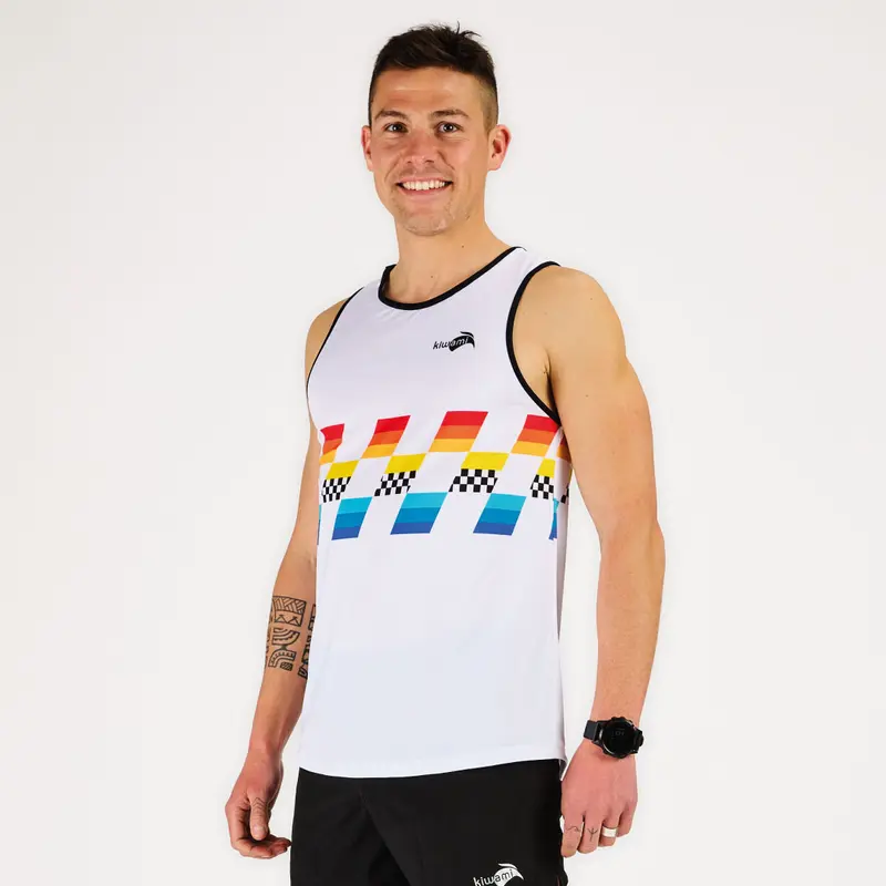 Débardeur running Finisher White