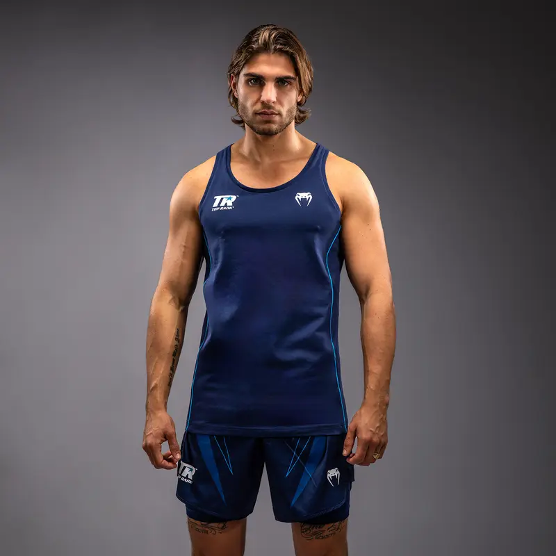 Débardeur Venum x Top Rank Original pour Hommes - Bleu Marine