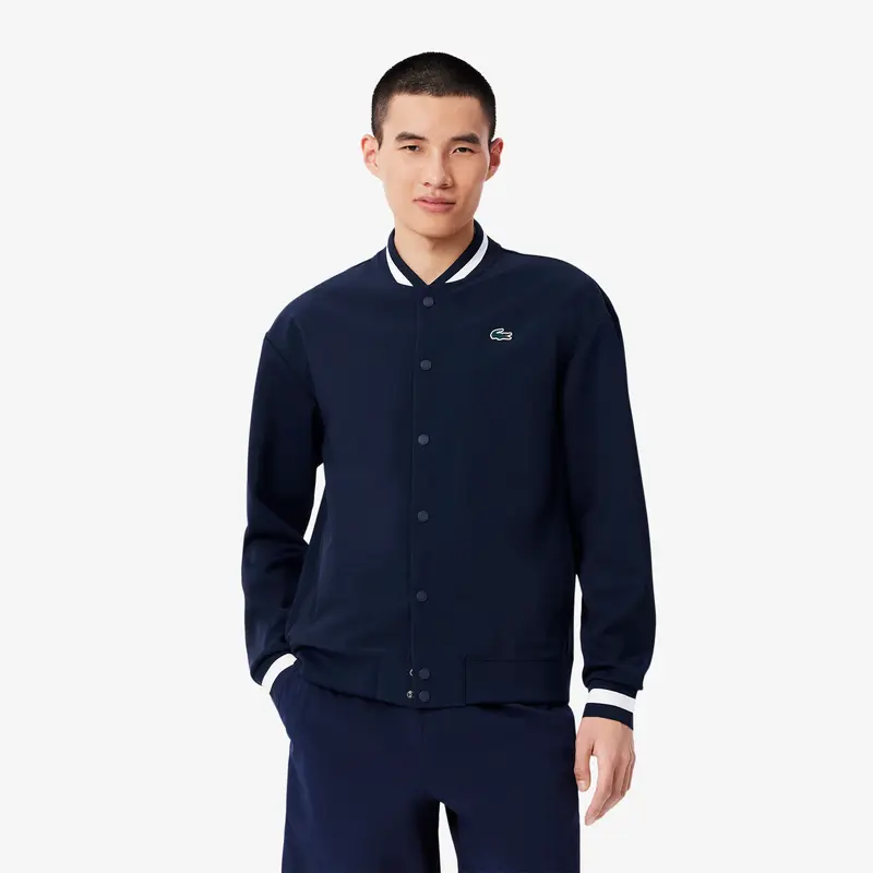 Djokovic Veste De Survêtement Hommes-Bleu Foncé,Blanc