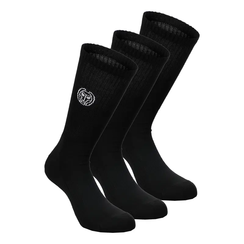 Don Carlito Crew Move Chaussettes De Tennis Pack De 3-Noir,Blanc