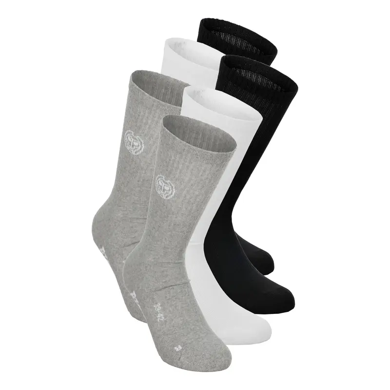 Don Carlito XXL Crew Move Chaussettes De Tennis-Gris,Noir
