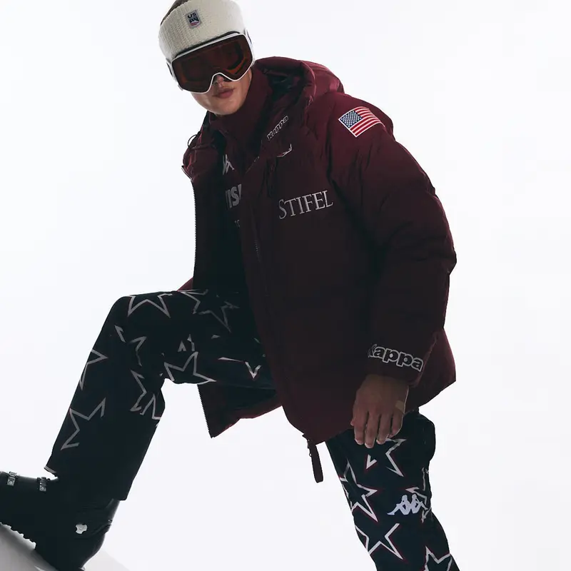 Doudoune 6Cento 662C US Ski Team Rouge Homme