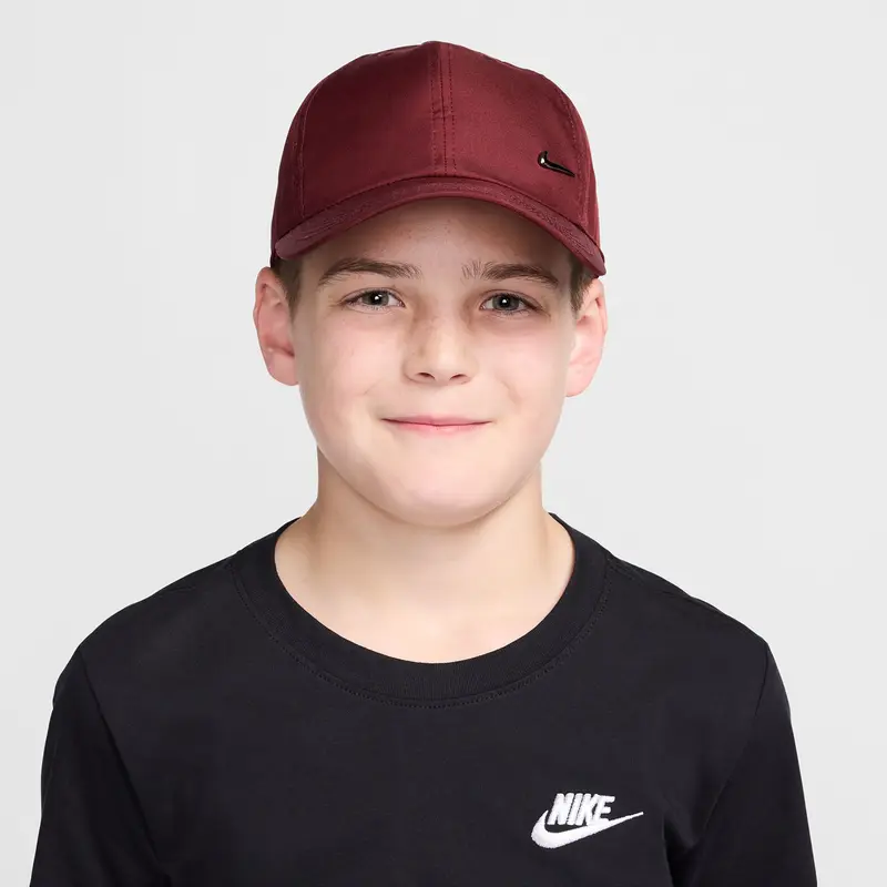 Dri-FIT Club Metal Swoosh Casquette Enfants-rouge vin
