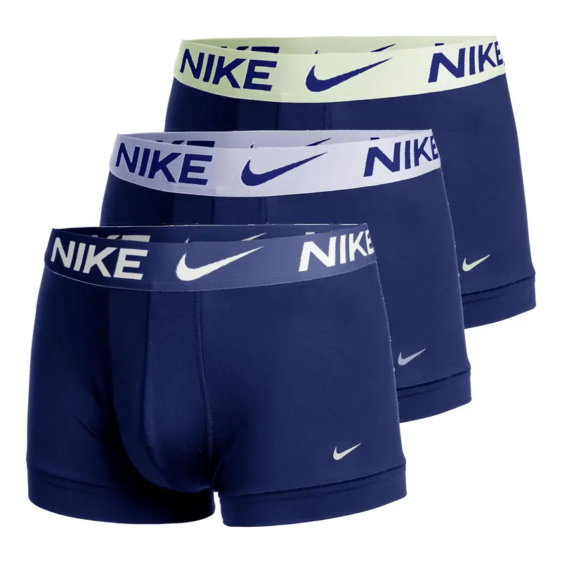 Dri-Fit Essential Micro Trunk Caleçon - Pack de 3 Hommes-bleu, violet