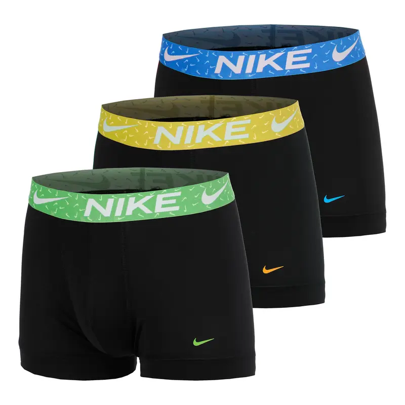Dri-Fit Essential Micro Trunk Caleçon - Pack de 3 Hommes-noir, vert