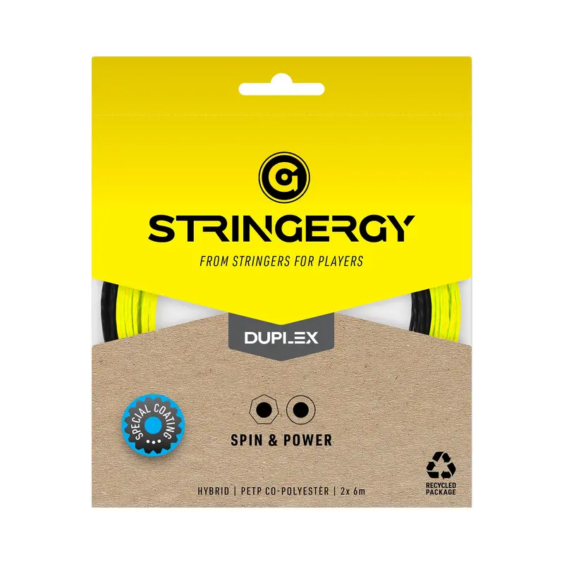Duplex Cordage En Garniture 2x 6m-Noir,Jaune