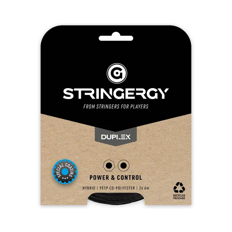 Duplex Cordage En Garniture 2x 6m-Noir,Noir