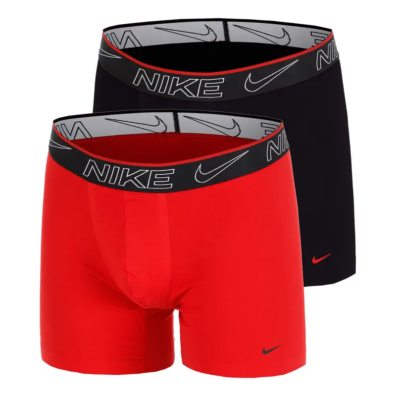 Elite Cotton Stretch Caleçon Pack De 2 Unités Hommes-Noir,Rouge