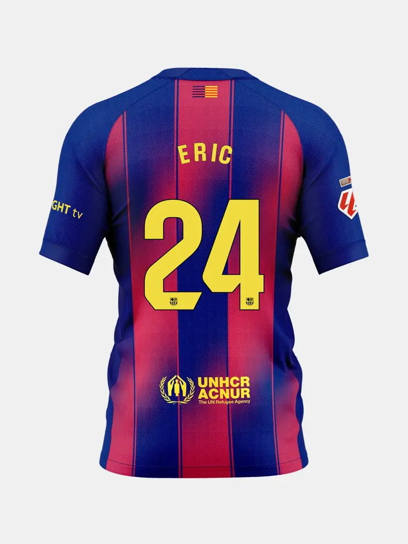 ERIC | La Liga Junior home jersey 25/26 FC Barcelona - Player's Edition