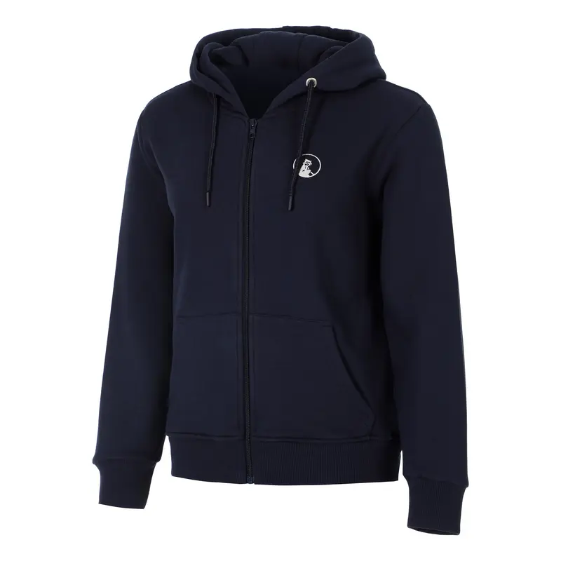 Essential Zip Gilet en coton Femmes-bleu foncé