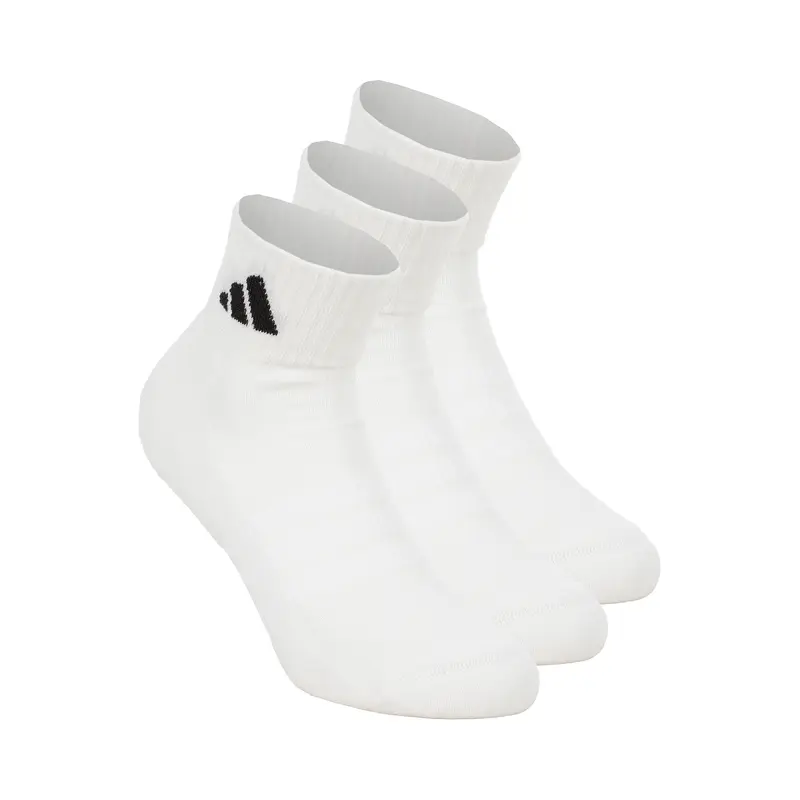 Essentials Ankle 3P Chaussettes de tennis - Pack de 3 Unisex-blanc, noir