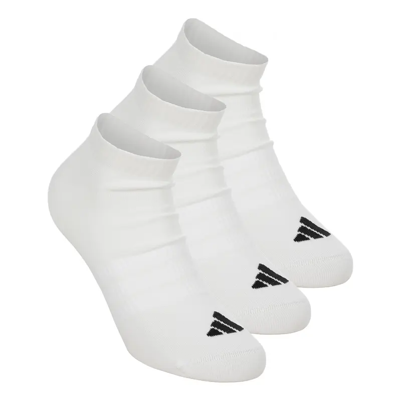Essentials Low 3P Chaussettes de tennis - Pack de 3 Unisex-blanc, noir
