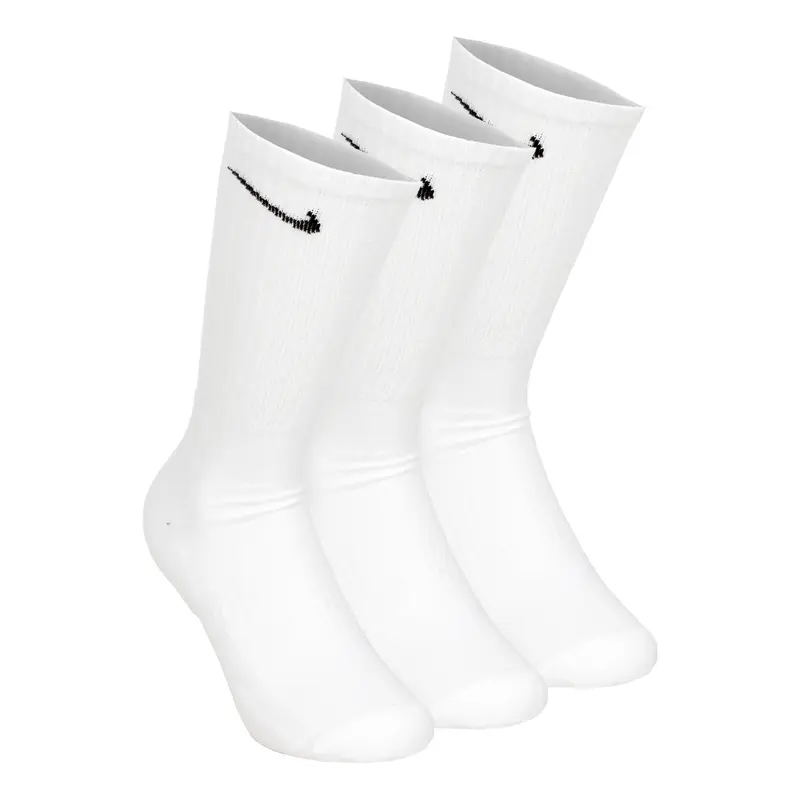 Everyday Cushioned Chaussettes de tennis Pack de 3 Unisex - blanc, noir