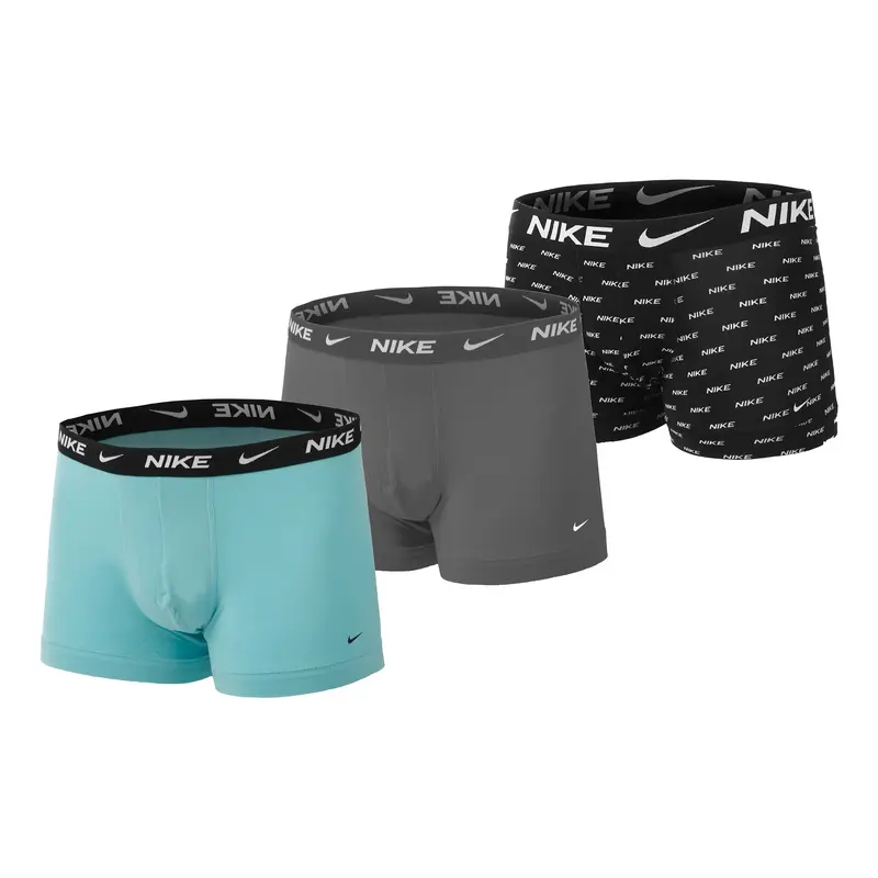 Everyday Stretch Caleçon Pack De 3 Hommes-Turquoise,Gris Clair