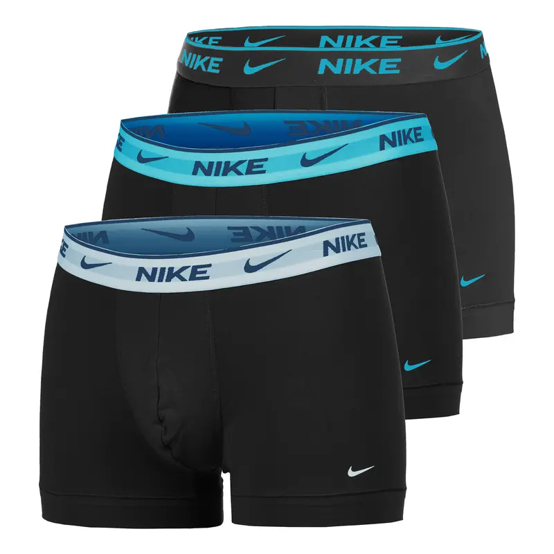 Everyday Stretch Trunk Caleçon Pack de 3 Hommes - noir, bleu