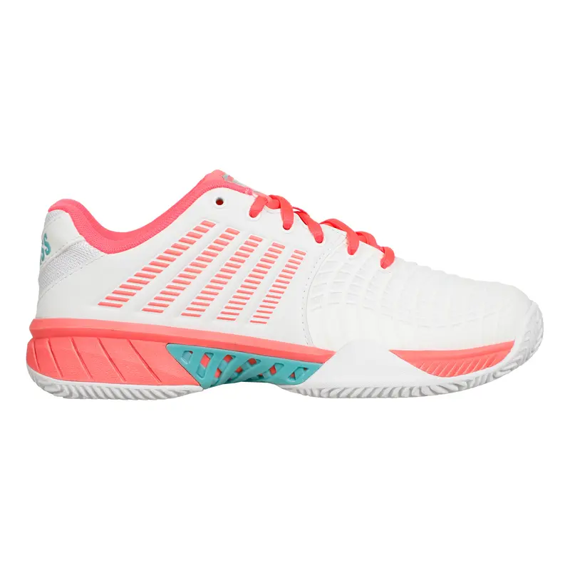 Express Light 3 Chaussure terre battue Femmes - blanc, corail