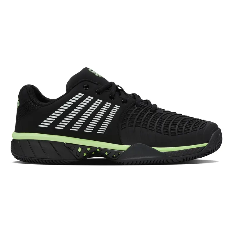 Express Light 3 Chaussure Terre Battue Hommes-Noir,Vert Fluo