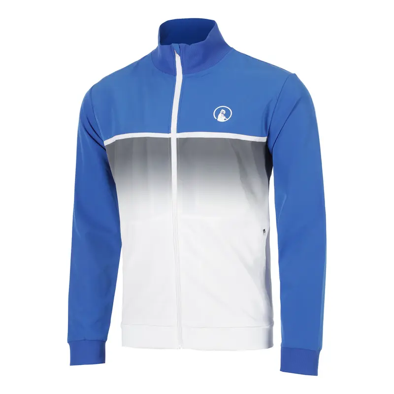 Faded Veste de survêtement Hommes - bleu, blanc