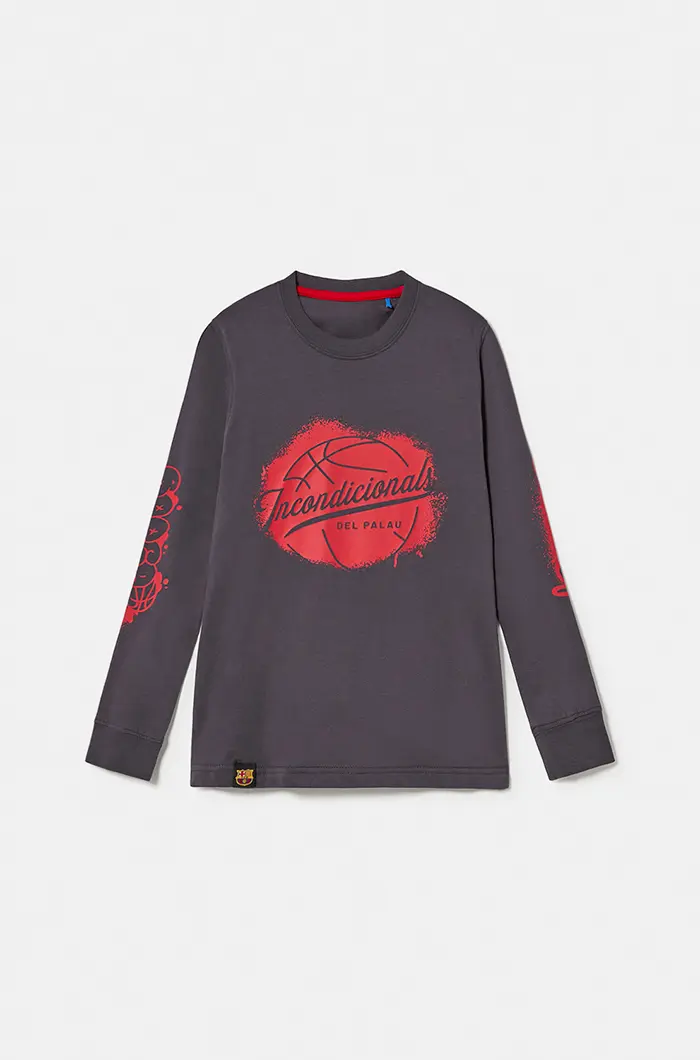 FC Barcelona basketball Long-sleeved shirt - Junior
