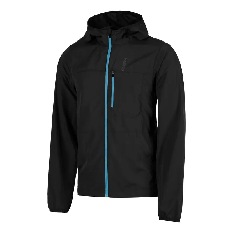 Feel the Vybe Fly Veste running Hommes-noir, turquoise
