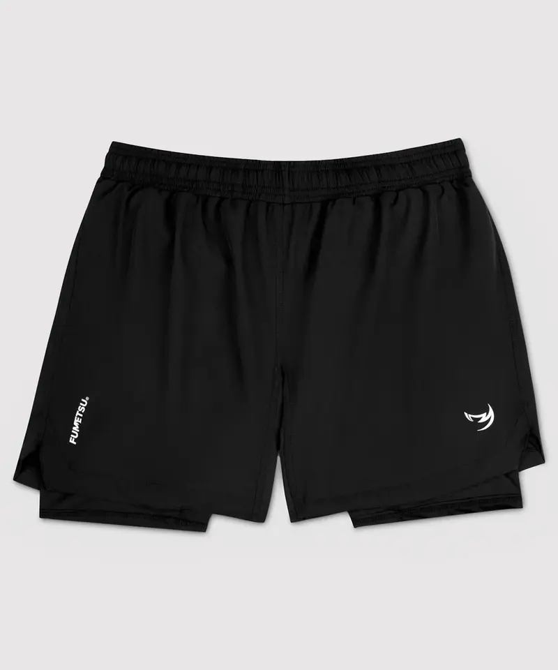 Fightshort Fumetsu Dual Layer Origins - Noir